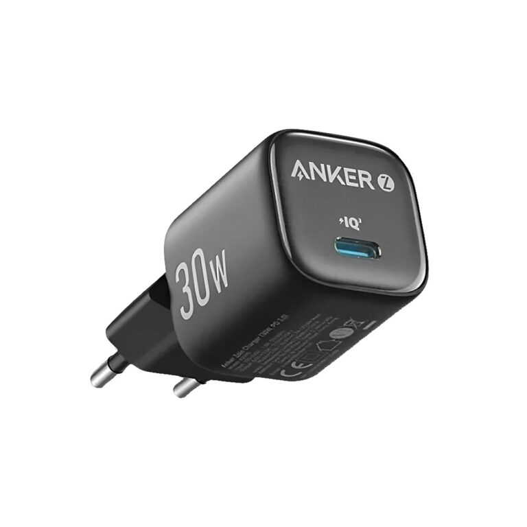 شارژر دیواری PD و فست تک پورت ANKER مدل A2698 با توان 30W و تکنولوژی IQ3 – مشکی