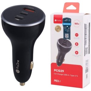 شارژر فندکی 160 وات پرووان مدل PCG29 با ۱۲ ماه گارانتی